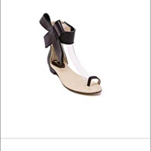 Black Bow Sandal